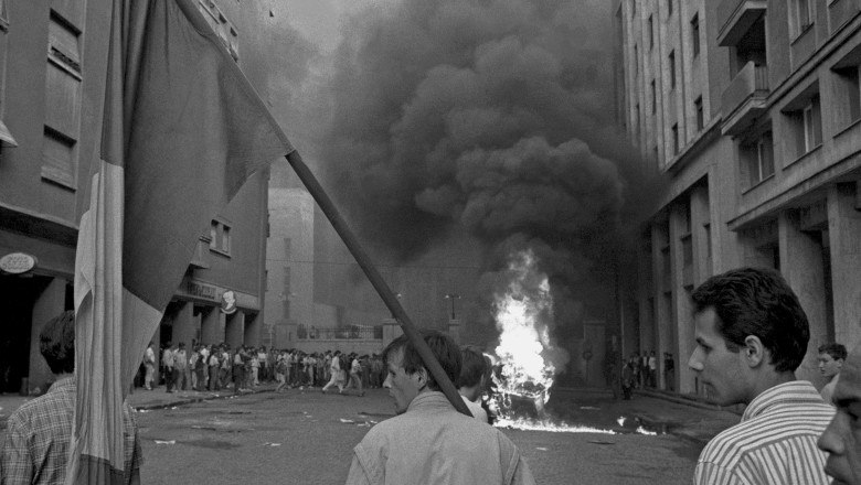 35 de ani de la unul dintre cele mai violente evenimente din istoria romaniei mineriada din 13 15 iunie 1990 684bf1df4c385