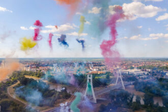 al treilea pod peste raul somes a fost inaugurat la satu mare podul hobanat este o constructie unica in nord vestul romaniei 683f1b7664b7f