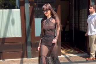 dakota johnson steps out after reported chris martin split in sheer outfit 6842a22a8e2a5