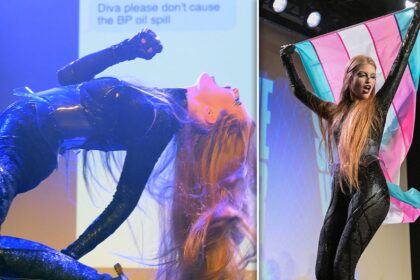 elon musks transgender daughter makes her drag debut onstage in los angeles 684dc9085f7eb