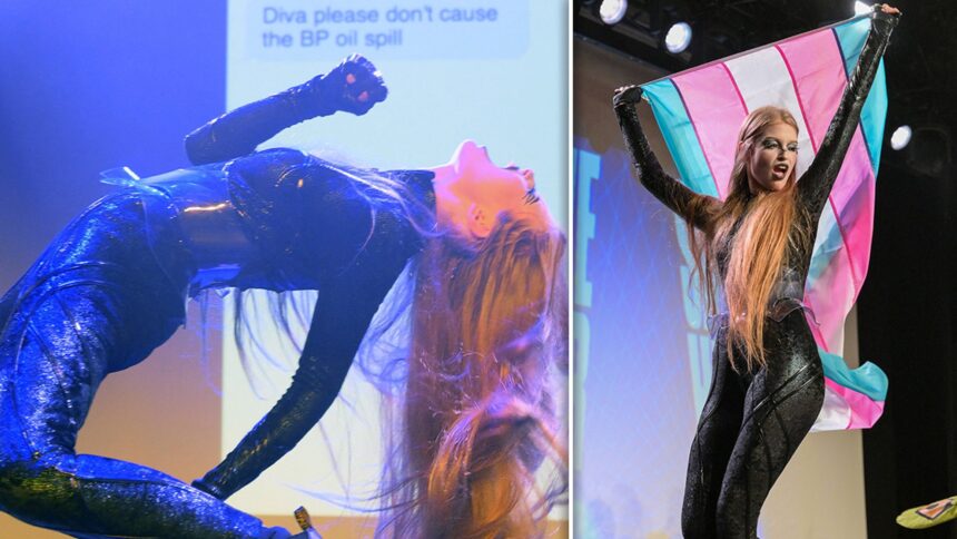 elon musks transgender daughter makes her drag debut onstage in los angeles 684dc9085f7eb