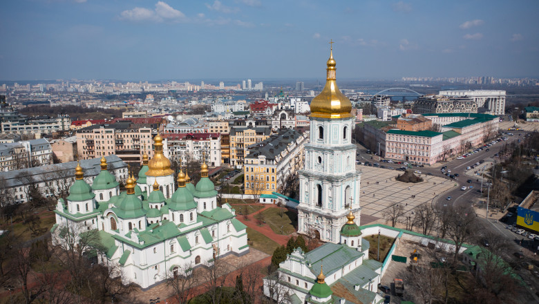 foto catedrala sfanta sofia din centrul kievului sufletul intregii ucraine a fost avariata in atacul rusilor de noaptea trecuta 68486297d2c37