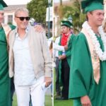 kevin costner christine baumgartner keep their distance at sons graduation 684e7fe40374e