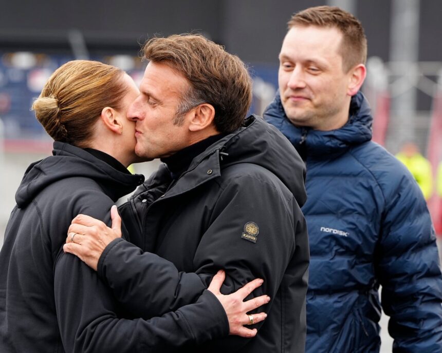 macron criticises trumps threats to take over greenland during visit 684efedd519c5