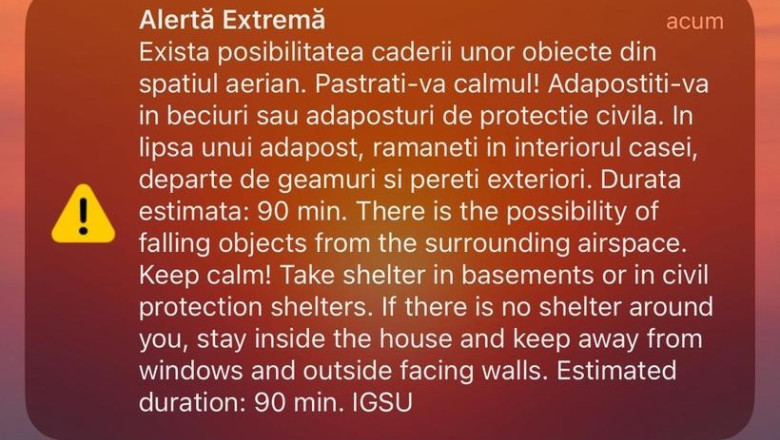 mesaj ro alert primit de locuitorii din apropiere de granita cu ucraina pericol de cadere a unor obiecte din spatiul aerian 684a68c8d889e