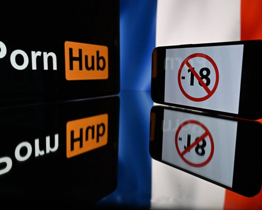 pornhub owner to suspend site in france in protest at new verification law 68401250ce014