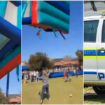 video castel gonflabil luat de vant in africa de sud doi copii grav raniti dupa ce au cazut de la inaltime momentul a fost filmat 684478c53780d