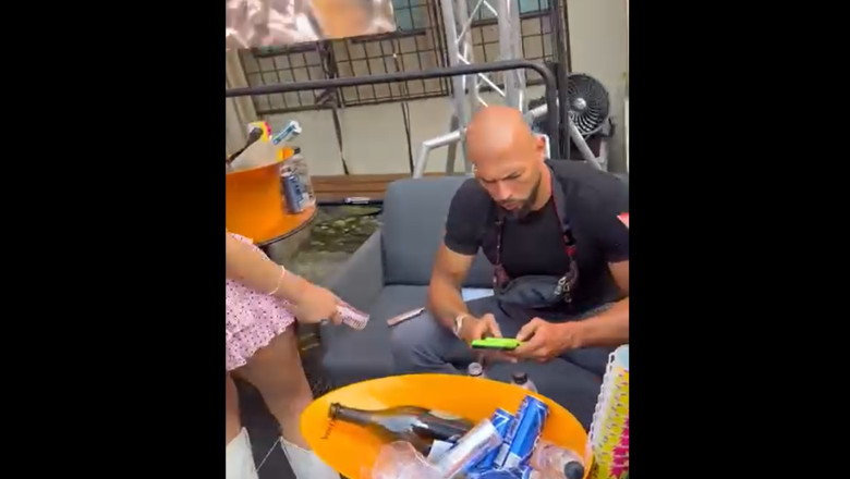 video dupa ce a ramas fara permis de conducere andrew tate a participat la o petrecere organizata in curtea muzeului de istorie din sibiu 6847ae5720aed