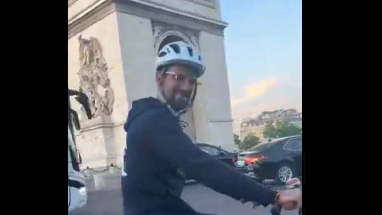 video novak djokovici plimbare cu bicicleta prin paris in plin turneu te iubesc si eu te iubesc 683f199beea4d