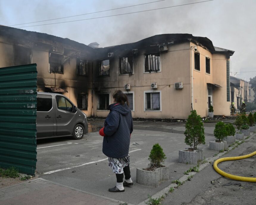 zelenskyy calls for concrete actions as russian strikes hit seven of kyivs 10 districts 6847e889a4a4a