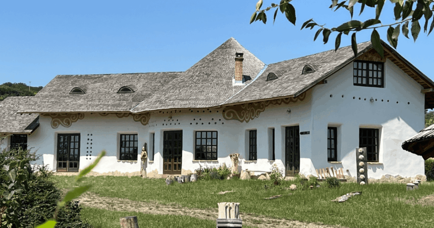 aceasta este cea mai spectaculoasa casa oamenii sar gardul pentru o poza langa bijuteria din lut 68840f7b26a62