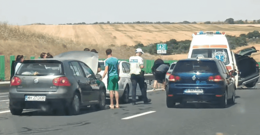 carambol cu sase masini pe autostrada soarelui s a activat planul rosu video 686a45cee8322