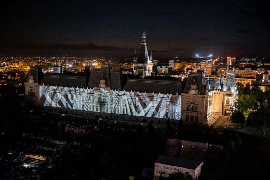 creativitatea in video mapping este celebrata la palas light up festival revine in toamna cu proiectii pe fatada palatului culturii 6882399838c8c