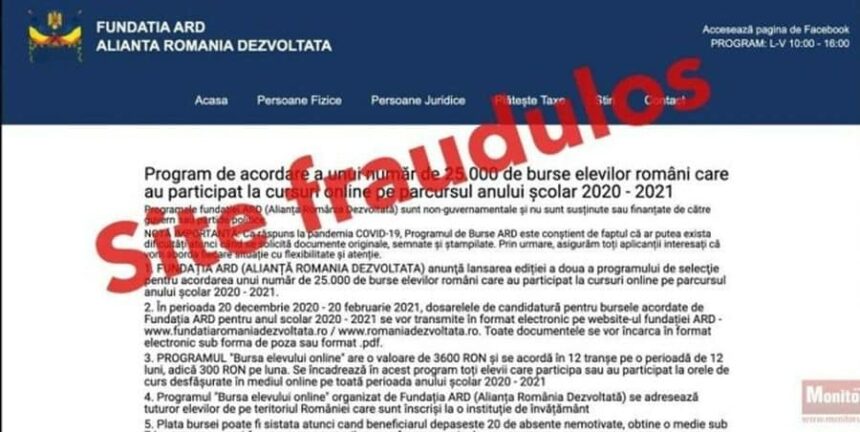 cum a creat un tanar din botosani care nu a terminat nici liceul o escrocherie nationala cu burse scolare inventate 68820e89c8b08