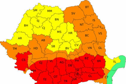 iasul intra sub avertizare de cod portocaliu de canicula 16 judete din sudul tarii si pentru bucuresti sub cod rosu vijelii extreme in vestul tarii 686b8cf65aca9