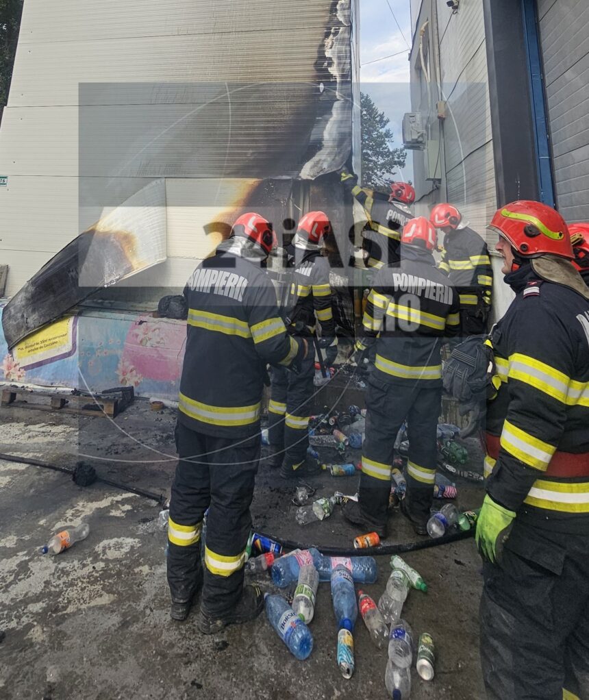 incendiu la un depozit de detergenti din municipiul iasi 686be2dc58549