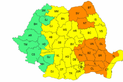 instabilitate atmosferica in cea mai mare parte a tarii pana vineri dupa amiaza avertizari de cod galben si cod portocaliu 6878a9a9ba617