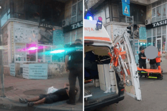 interventie salvatoare a politistilor locali in cazul unei persoane cazute pe strada 688078eb1b065