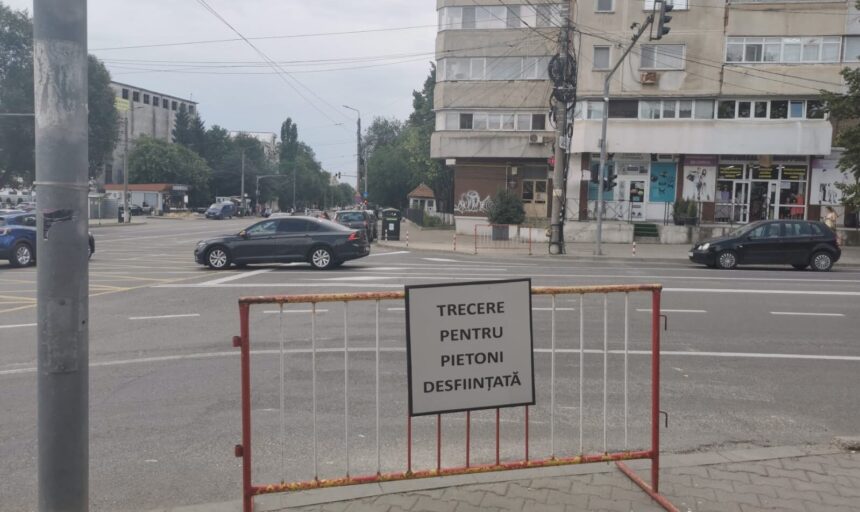 o alta trecere din zona lidl canta a fost desfiintata genera frecvent blocaje pe doua strazi intens circulate 6875066c61014