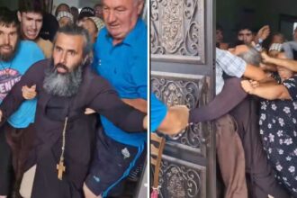 scandal violent la o biserica din republica moldova preotul a fost agresat de enoriasi pentru ca a trecut biserica sub autoritatea patriarhiei romane video 687786fb68511