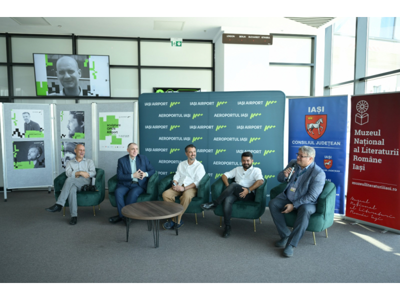 sculptura in aer liber sub motoare de avion aeroportul iasi devine prima galerie monumentala open air din europa 686bf292636bb