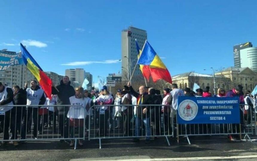 sindicatele din educatie vor protesta luni in fata parlamentului 6867ef82dec20