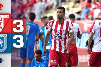 superliga universitatea craiova 3 3 in deplasare cu uta arad dupa ce a condus cu 3 0 aradenii au marcat cele trei goluri incepand din minutul 81 68735c7947f19