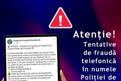 tentativa de frauda in numele politiei de frontiera ce li se spune celor care sunt sunati dnsc atrage atentia nu oferiti informatii personale 6880b29bdf6aa
