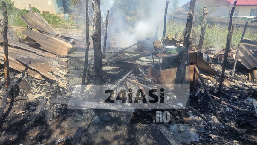 un adapost pentru animale din comarna a fost cuprins de flacari 68678d6f1d970