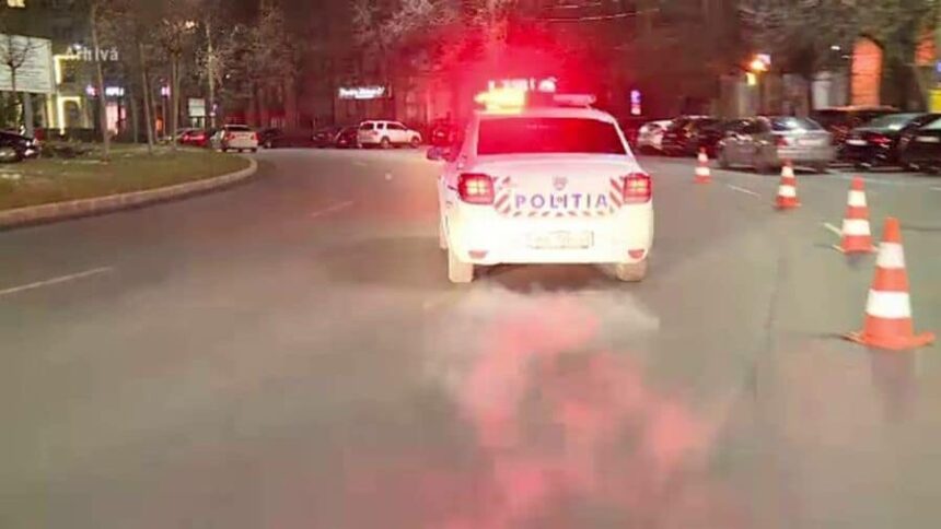 un politist din cluj si a dus sotia la munca cu girofarul pornit si a provocat un accident pe drum seful sau a incercat sa l acopere 68790ca1caf0a