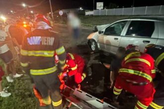 un sofer sub influenta alcoolului care a fugit de politisti a intrat cu autoutilitara intr un copac in apropiere de manastirea neamt 68694661c0d6c