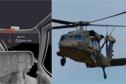 video ce a provocat coliziunea in aer dintre un avion de pasageri si un elicopter black hawk din ianuarie la washington 688aeaea58a89