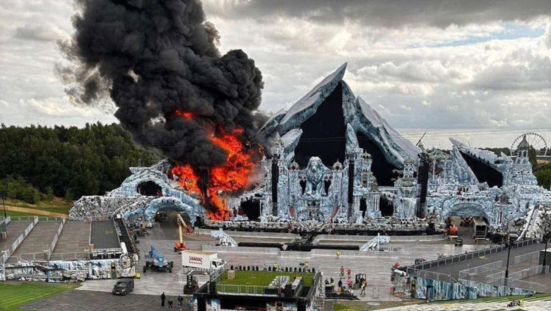 video incendiu urias la scena principala a festivalului tomorrowland din belgia cu doua zile inainte de deschidere 6877f3621b7b3