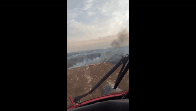 video incendiul de vegetatie din delta dunarii in zona chilia s a reaprins elicopter black hawk solicitat de la ce a pornit focul sambata 686a46968bc9d