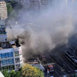 videofoto incendiu la un magazin de langa pasajul lujerului in capitala exista risc de extindere la terasa hotelului sir 6879f51a3db6a