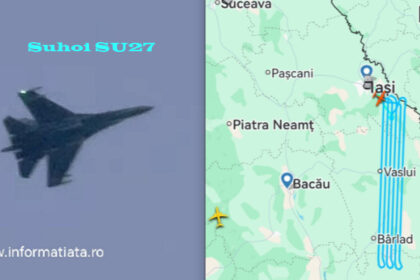 zboruri ciudate in aceasta dimineata pe cerul moldovei si iasului unul din zboruri ar fi al unui avion de vanatoare suhoi su27 de fabricatie rusa 687df0485e76c