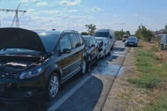 accident grav cu sase masini pe dn6 in giurgiu patru persoane au fost transportate la spital 68a1fd6926918