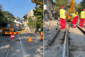 au inceput lucrarile pe strada cuza voda din iasi circulatia tramvaielor pe cuza voda si copou suspendata o luna ctp introduce trasee alternative de autobuz 68905de06c12d