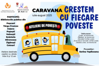 caravana crestem cu fiecare poveste continua in judetul iasi patru biblioteci si zeci de copii transformati prin lectura 688de1cab77f7
