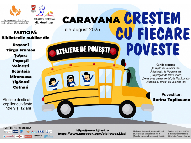 caravana crestem cu fiecare poveste continua in judetul iasi patru biblioteci si zeci de copii transformati prin lectura 688de1cab77f7