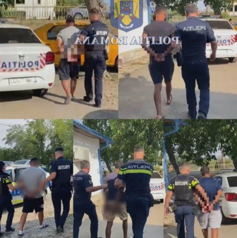 cinci barbati din dolj care s au batut si au facut scandal in strada au fost retinuti bate un spray lacrimogen si un cutit gasite asupra batausilor video 68a3050791b7d