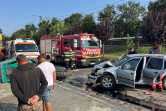 coliziune violenta la chicerea intervin mai multe echipaje de salvare 689445e9589cc