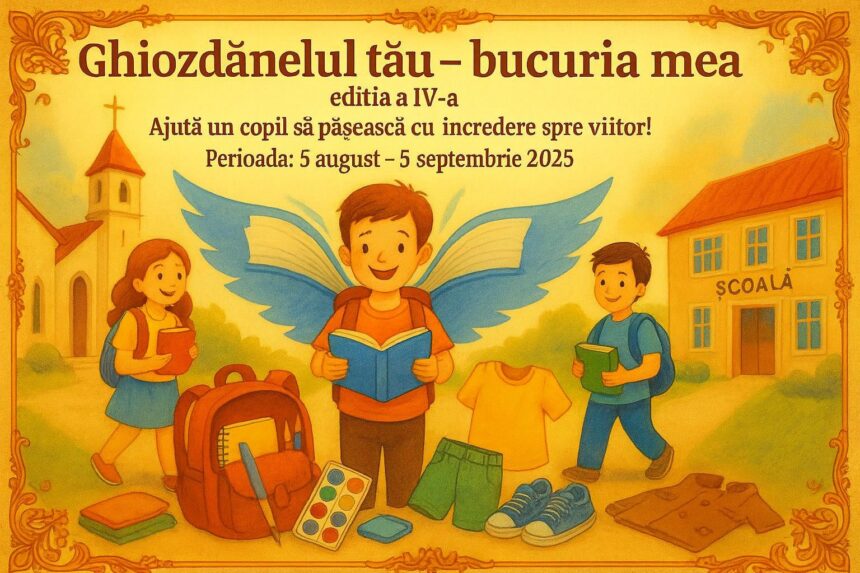 ghiozdanelul tau bucuria mea campanie social filantropica si educationala in contextul luptei impotriva abandonului scolar 689afa0dbf882