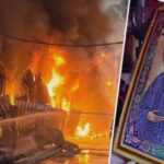 icoana cu iisus hristos intacta in urma incendiului masiv de la dragonul rosu oamenii spun ca este o adevarata minune 68aec9be0d04c