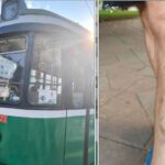 la un pas de tragedie un tanar a incercat sa coboare dintr un tramvai impreuna cu copilul sau in carucior si au fost prinsi intre usi vatmanul a plecat fara sa se mai asigure 68913bcfa4e85