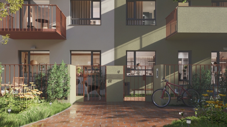 locuintele tip maisonette din loom un nou standard de locuire la parter cu spatiu generos si confort urban 68a522624af70