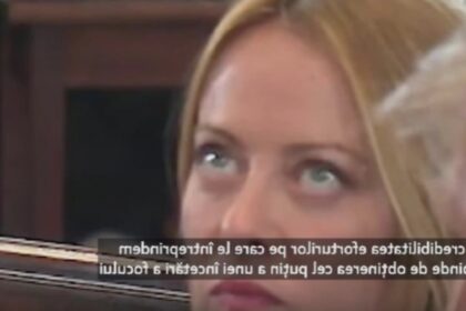 meloni dezgustata de cancelarul care nu cauta solutii cum si a dat ochii peste cap in timpul discursului lui merz 68a421ef44da1