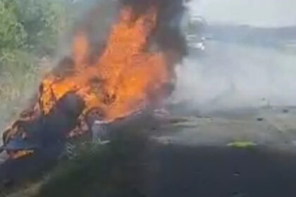 o soferita a murit carbonizata dupa ce a intrat cu masina intr un tir in judetul timis 689ca2411450f 1