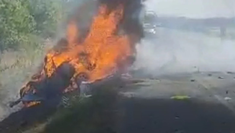 o soferita a murit carbonizata dupa ce a intrat cu masina intr un tir in judetul timis 689ca2411450f 1