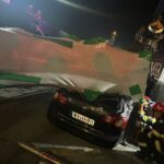 picior de macara prabusit peste un autoturism in portul constanta 688f187d0552c